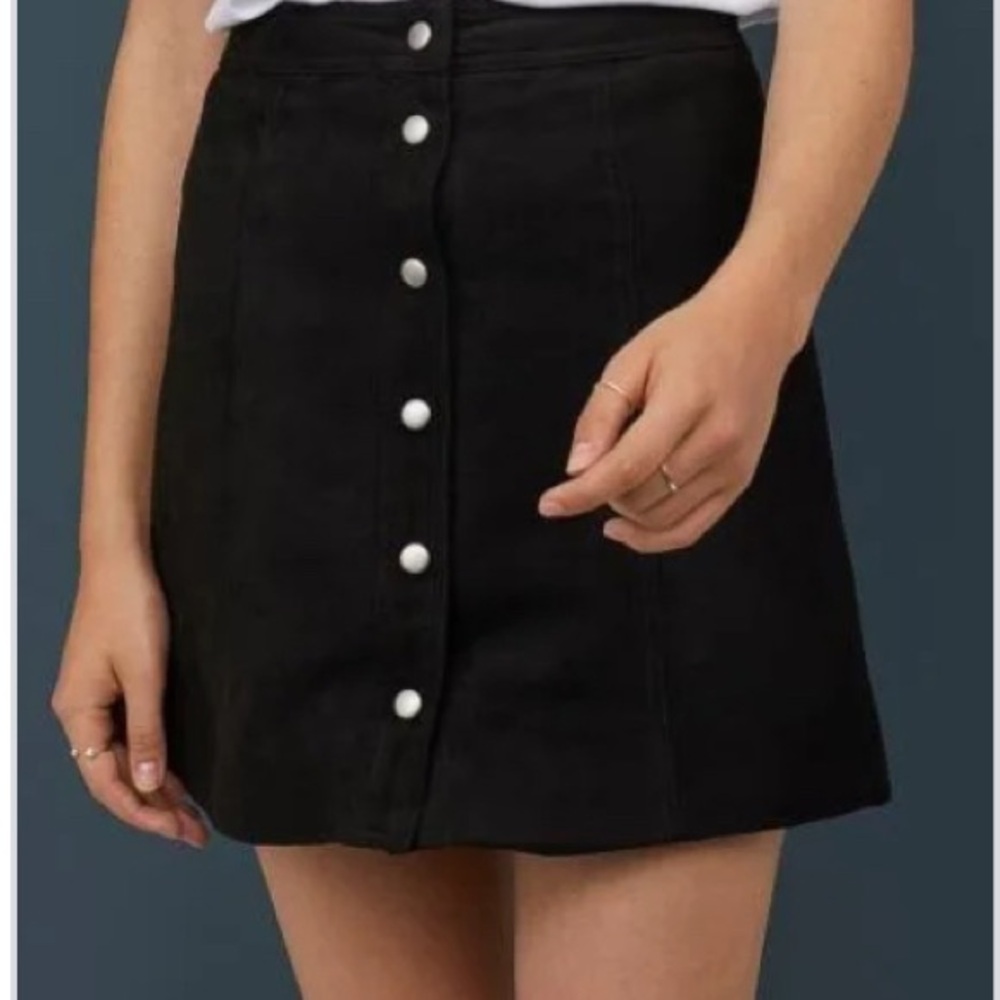 H&M Dark Denim A-Line Skirt